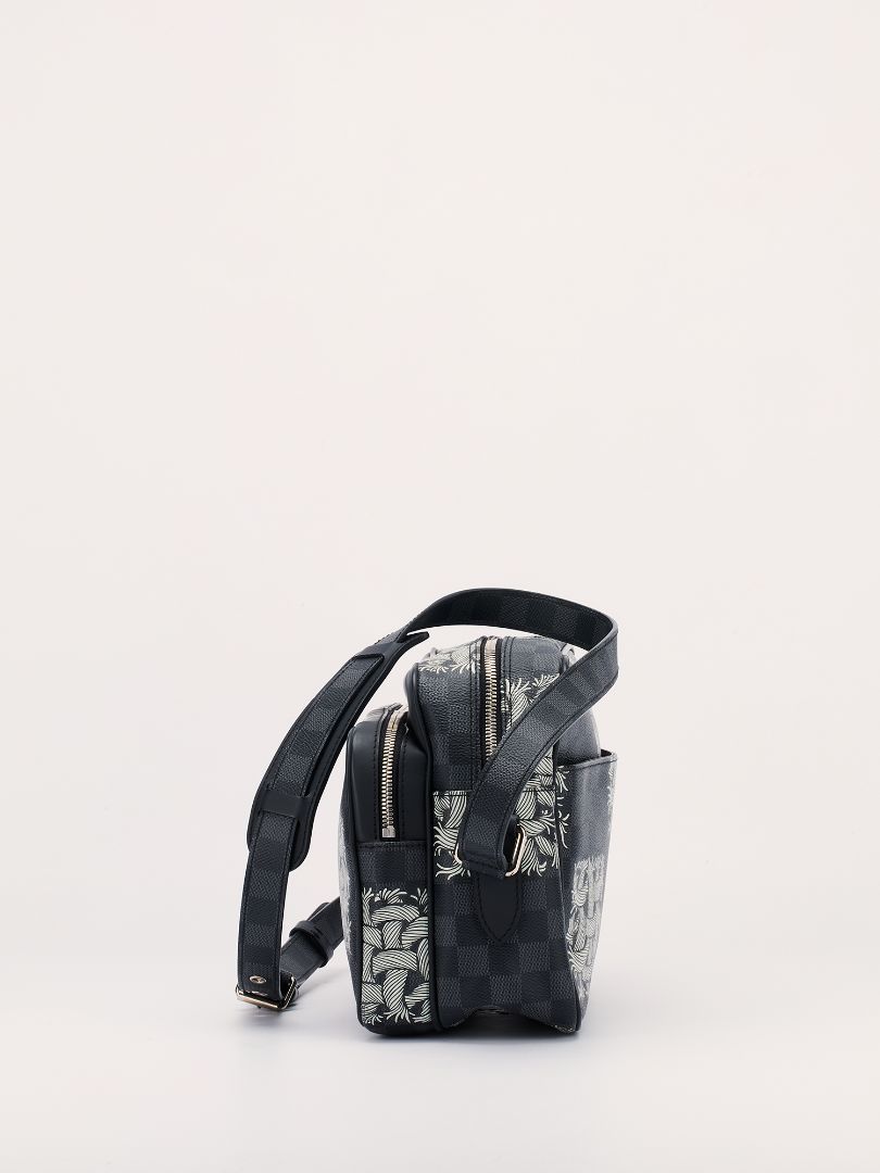 Christopher Nemeth Damier Graphite Nil PM Crossbody Bag