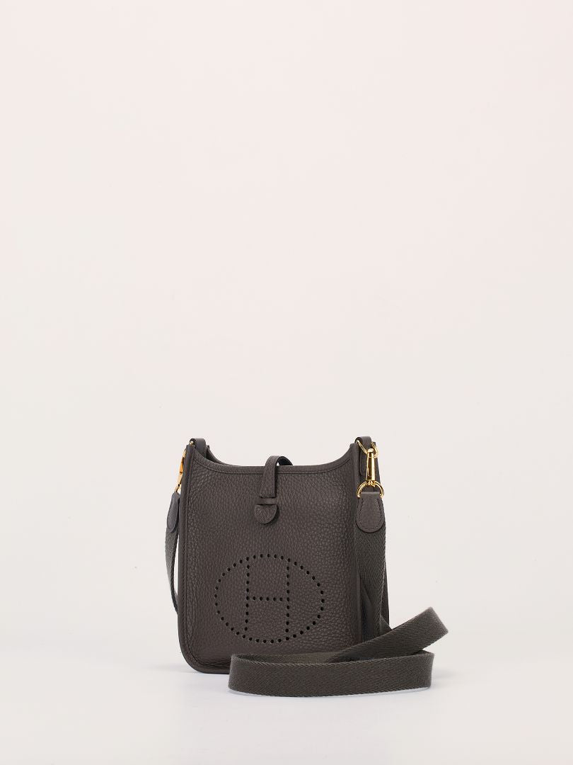 Evelyne 16 Amazone Gris Etain Taurillion Clemence with GHW Bag 2021 Z Stamp
