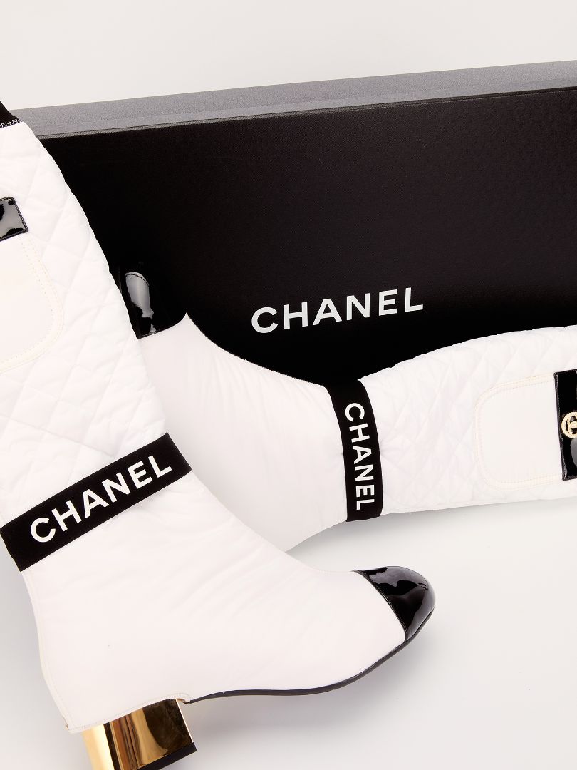 Black & White 2-in-1 Boots