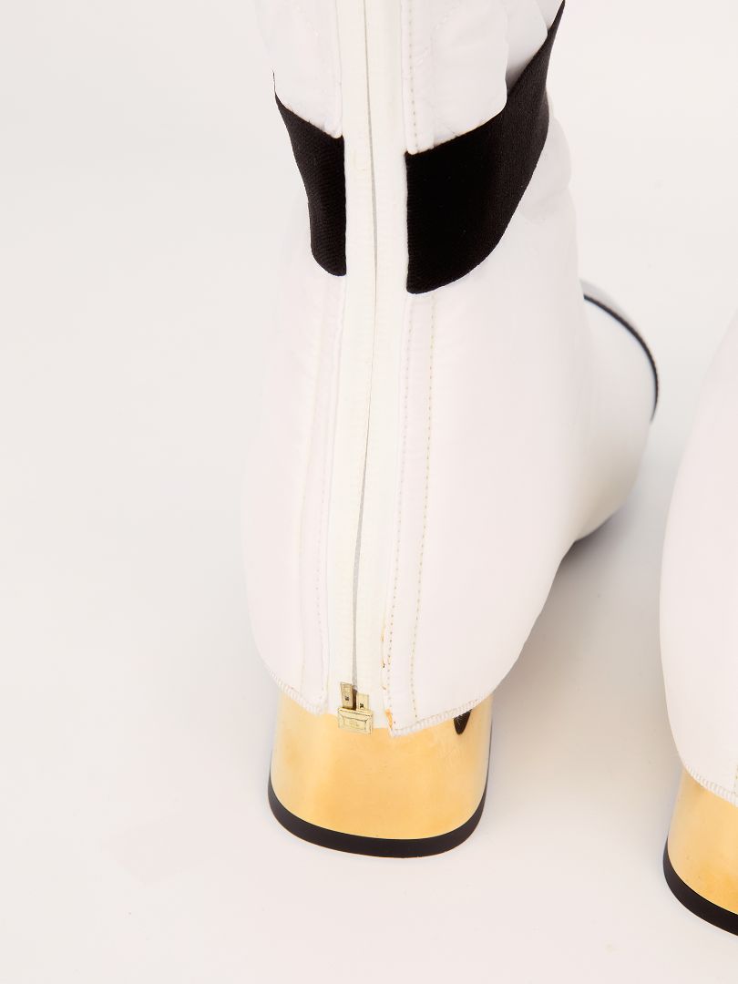Black & White 2-in-1 Boots