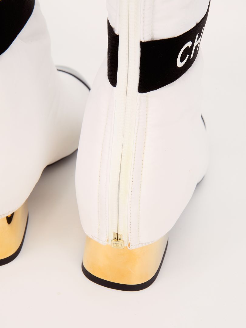Black & White 2-in-1 Boots