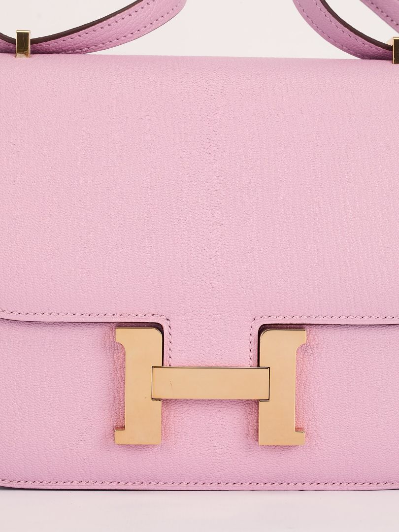 Constance 18 Mauve Sylvestre Chevre Mysore Leather With Rose Gold Hardware 2022 U Stamp