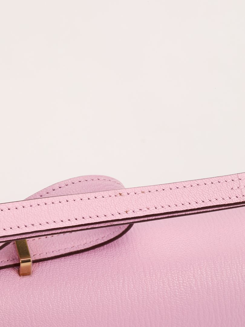 Constance 18 Mauve Sylvestre Chevre Mysore Leather With Rose Gold Hardware 2022 U Stamp