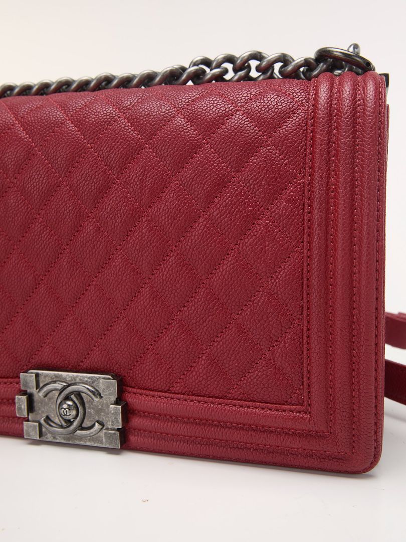 Red Caviar Boy Bag With RHW