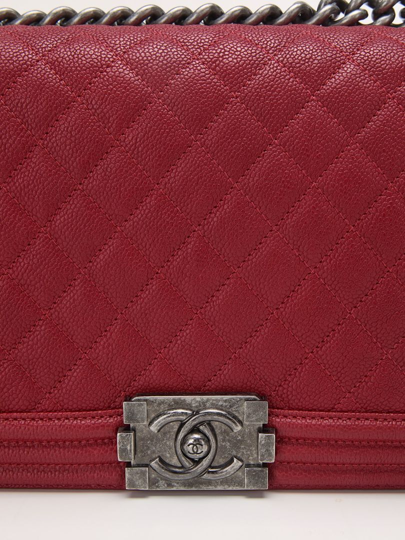 Red Caviar Boy Bag With RHW
