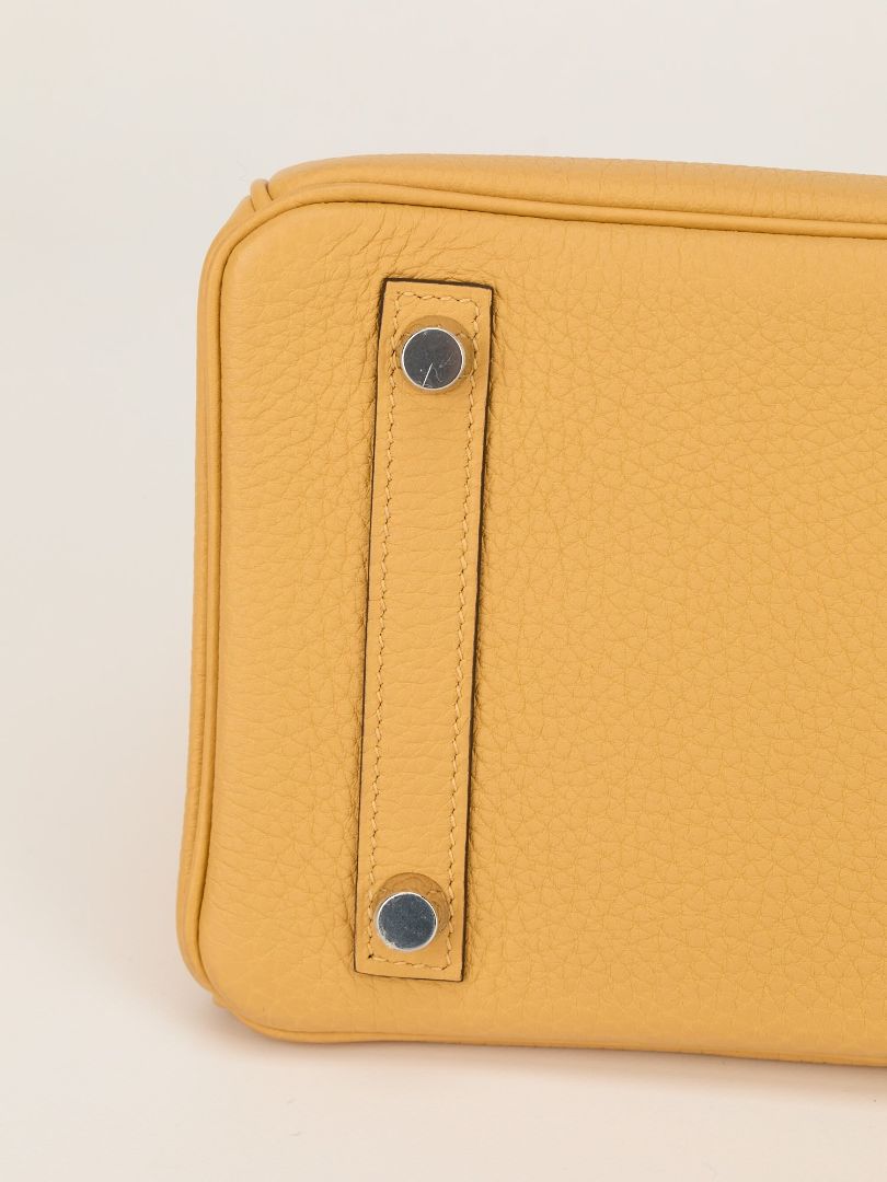 Birkin 25 Paille Veau Togo With PHW 2025 K Stamp