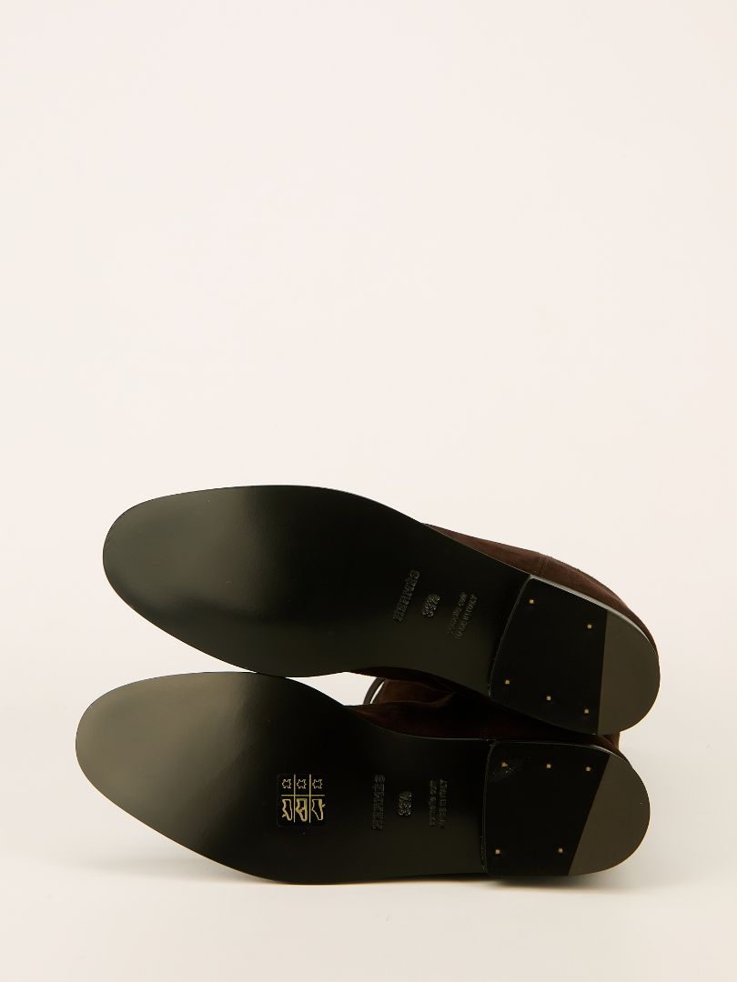 Marron Ébène Jumping Supple Suede Boots