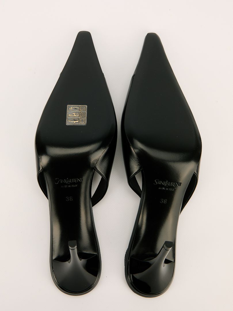 Black Babylone Breteuil Slingback Pumps
