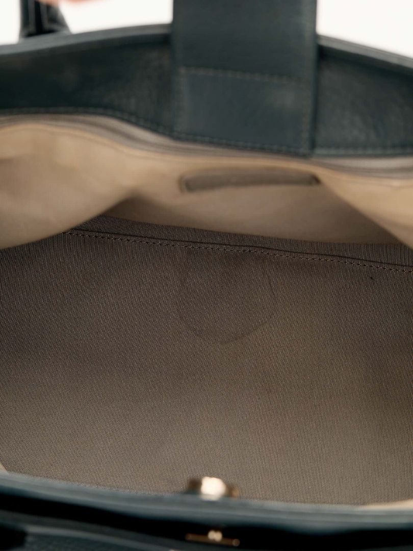Petrol Blue Cerf Executive Tote with SHW