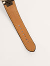 Silver & Navy Q1E01 Tambour Slim Monogram Watch