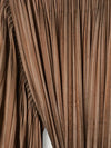Bronze Vintage Pleated Tie Dress