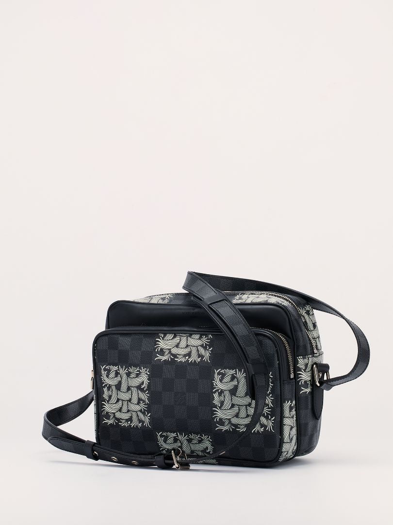 Christopher Nemeth Damier Graphite Nil PM Crossbody Bag