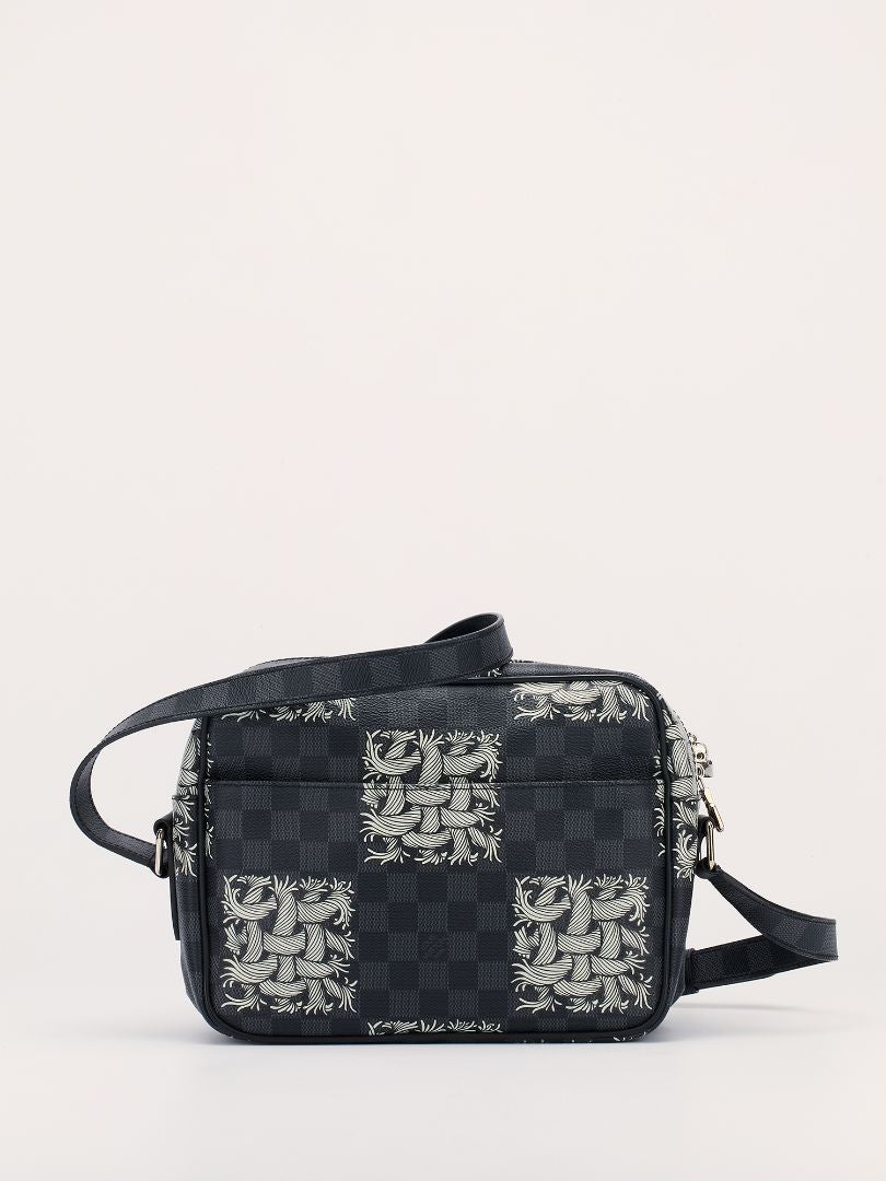 Christopher Nemeth Damier Graphite Nil PM Crossbody Bag