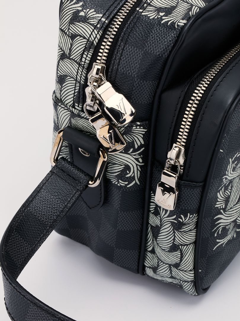 Christopher Nemeth Damier Graphite Nil PM Crossbody Bag