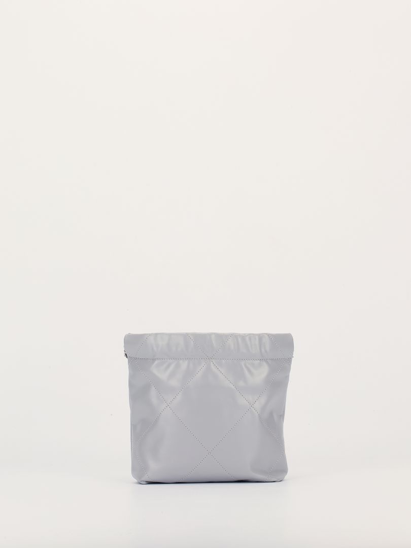 Light Grey Mini 22 Bag With SHW