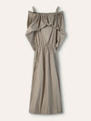 Ecru Utility Strap Dress