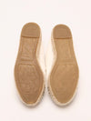 Black & White Lambskin CC Espadrilles