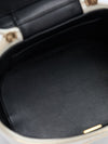 White CC Logo Vanity Case With GHW