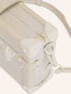 White Epi Leather Petite Malle Bag