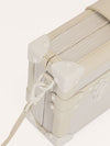 White Epi Leather Petite Malle Bag