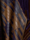 Brown & Purple Reversable Mink Fur Instarsia Coat