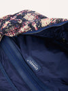 Multicolour Nylon Tweed Printed Maxi Flap Bag