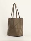 Dark Khaki Medium Puzzle Fold Tote