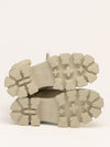 Cream Monolith Ankle Boots with Detachable Pouch