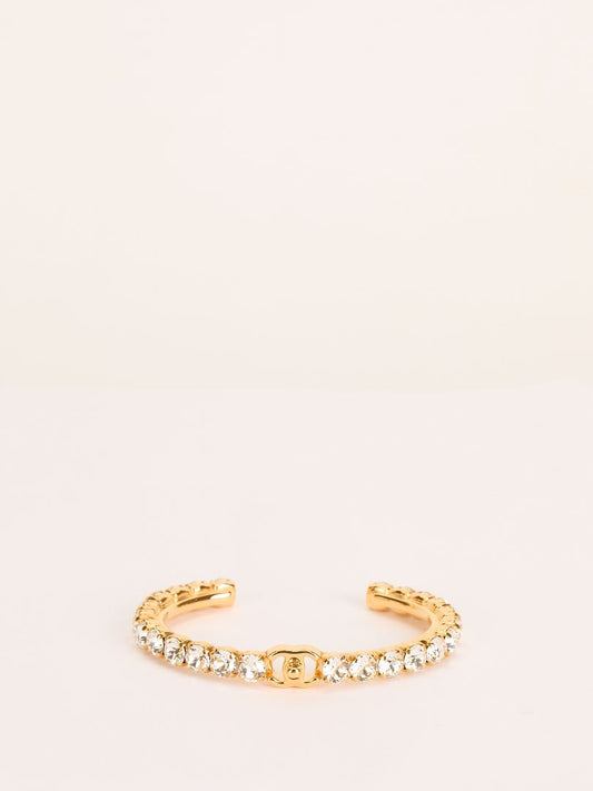 Gold Crystal Cuff