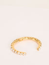 Gold Crystal Cuff