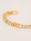 Gold Crystal Cuff
