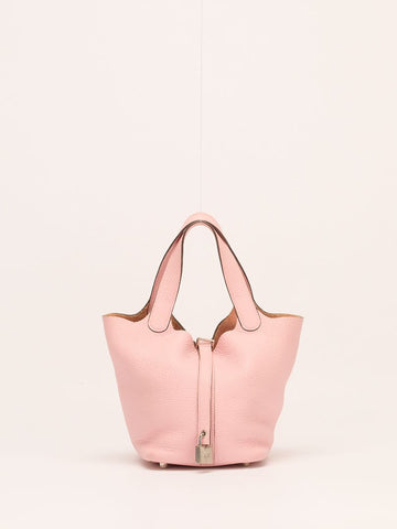 Picotin Lock 18 Taurillon Clemence Bag With PHW 2023 B Stamp