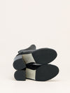 Black Interlocking CC Logo Boots With Chain Detail