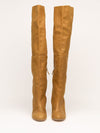 Camel Cap Toe CC Thigh High Boots