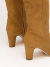Camel Cap Toe CC Thigh High Boots