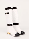 Black & White 2-in-1 Boots