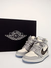 Grey & White Air Dior High Top Sneakers