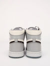Grey & White Air Dior High Top Sneakers
