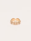 Rose Gold Chaine d'ancre Enchainee Ring