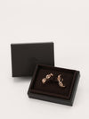 Rose Gold Chaine d'ancre Enchainee Earrings