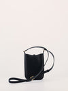Black Crossbody Pouch with GHW