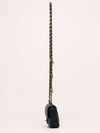 Noir Classic Mini Square Matelasse With Charm Strap