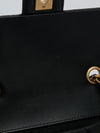 Noir Classic Mini Square Matelasse With Charm Strap