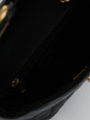 Noir Classic Mini Square Matelasse With Charm Strap