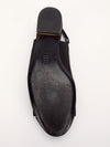 Black CC Bow Cap Ballerina Slingback