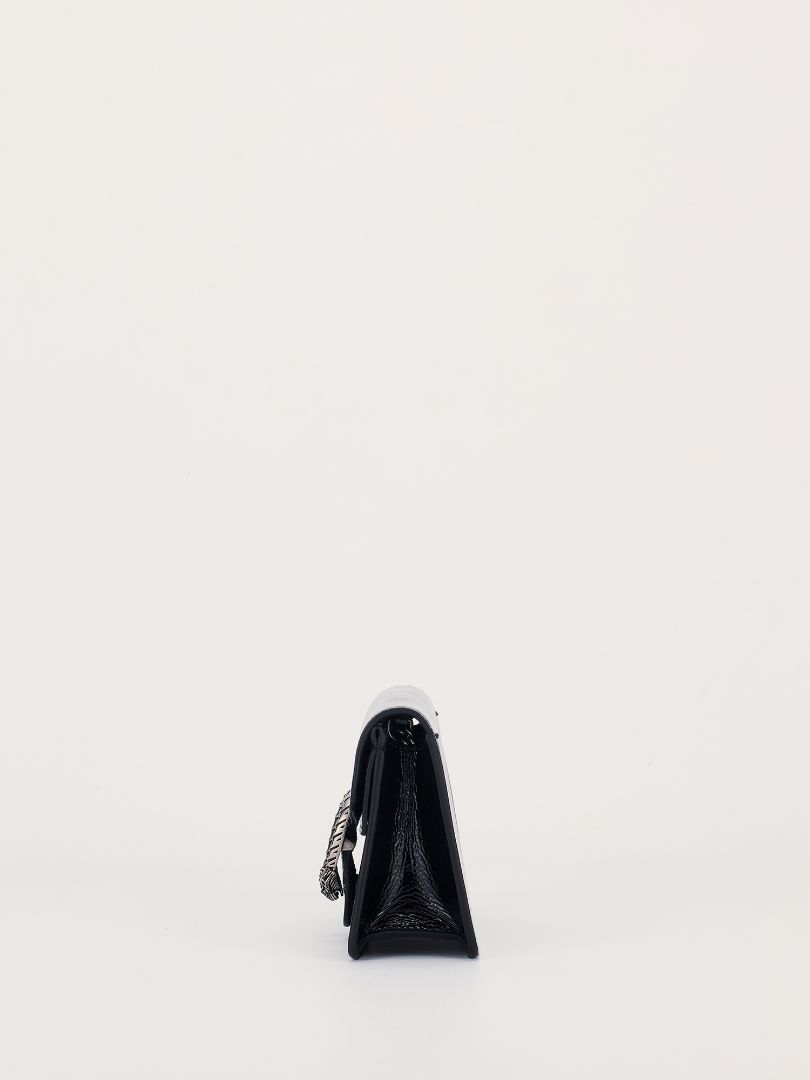 Black Patent Mini Dionysus Mini Bag with SHW