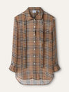 Check Silk Blouse 12
