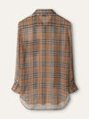 Check Silk Blouse 12