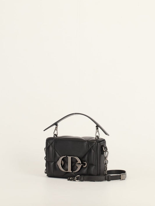 Black 30 Montaigne Chain Top Handle Bag