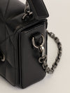 Black 30 Montaigne Chain Top Handle Bag